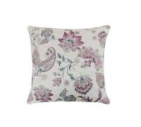 Sehlbach Coussin Paisley imprimé Fleuri, Rose, 45 x 45 cm Coussin, Matière Souple, Housse détachable, Remplissage Inclus, Classique Intemporel, Design Moderne, Multi-usages