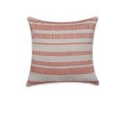 Sehlbach Coussin Rayures, Orange, 45 x 45 cm Coussin, Accent Vif, Multiples Combinaisons possibles, Design Moderne, Note de Style
