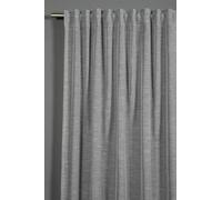 Sehlbach Rideau prêt à Poser avec Bande pour Rideau, Aspect Lin, Gris, 140 x 175 cm Rideaux, Combinaisons Multiples, Opaque, Translucide, Oeko-Tex Certifié, Facile à Fixer