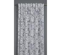 Sehlbach Rideau prêt à Poser avec Bande pour Rideau, Dévoré, Blanc, 135 x 245 cm, Rideaux, Design élégant, Translucide, Fixation Polyvalente, Certifié Oeko-Tex