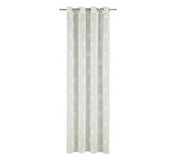 Sehlbach Rideau prêt à Poser avec œillets, Cercles brodés, Blanc, 135 x 245 cm, Rideaux, Broderie élégante, Translucide, Facile à Poser, Personnalisable
