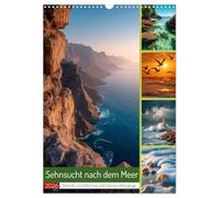 Sehnsucht nach dem Meer (Wandkalender 2026 DIN A3 hoch), CALVENDO Monatskalender: Von tropischen Stränden bis zu nordischen Küsten bietet der Kalender abwechslungsreiche Motive für das ganze Jahr.