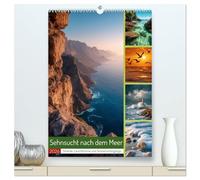 Sehnsucht nach der Meer (calendrier mural 2026 de qualité supérieure DIN A2 haut), impression artistique brillante