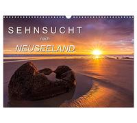 Sehnsucht nach Neuseeland (Wandkalender 2026 DIN A3 quer), CALVENDO Monatskalender: Kommen Sie mit auf die Sehnsuchtsreise mit diesen grandiosen Landschaftsbildern.