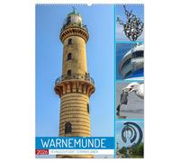 Sehnsuchtsort Warnemünde (Wandkalender 2026 DIN A2 hoch), CALVENDO Monatskalender: Das Seebad Warnemünde - Erholung und Impressionen pur