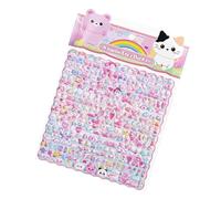 Sehuby Autocollant en mousse motif animal de dessin animé pour bouteille d'eau, carnet de notes, planificateur, scrapbooking, étui de téléphone