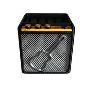 Sehuby Boîte de rangement pour médiators de guitare en forme de haut-parleur pour débutants, Multicolore
