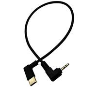 Sehuby Câble adaptateur USB C vers prise jack de 2,5 mm à angle droit vers prise casque auxiliaire pour voiture et utilisation mobile