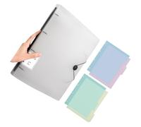 Sehuby Classeur à 4 anneaux, format lettre, peut contenir jusqu'à 220 feuilles, organiseur de documents résistant à l'eau pour le stockage et l'organisation de fichiers