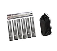 Sehuby Ensemble de cheminée pratique pour poêle à bois, montage facile, accessoires de camping, systèmes de ventilation