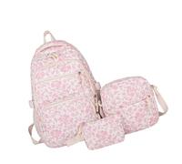 Sehuby Lot de 3 sacs à dos pour fille, sac à dos d'école, sac à bandoulière et trousses à crayons, joli cartable de voyage