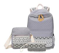 Sehuby Lot de 3 sacs à dos pour fille, sac à dos d'école, sac à bandoulière et trousses à crayons, joli cartable de voyage