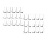 Sehuby Lot de 30 supports muraux en acrylique pour disques adhésifs transparents