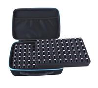 Sehuby Mallette de voyage pour 120 bouteilles d'huiles essentielles de 5 à 10 ml - Sac de transport organisé pour la maison et les voyages