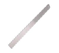 Sehuby Règle de bord, règle de touche de guitare, règle droite crantée pour manche de guitare, règles de distance de frette de guitare pour mesurer les frettes