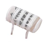 Sehuby Sacs à linge à chaussures, sac de machine à laver à chaussures double en tissu robuste pour chaussures de sport de taille 46 et usage quotidien plat