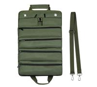 Sehuby Sacs de rangement, sac à outils en toile, petit sac à outils avec 5 poches zippées, sac de transport pour outils