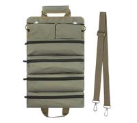 Sehuby Sacs de rangement, sac à outils en toile, petit sac à outils avec 5 poches zippées, sac de transport pour outils