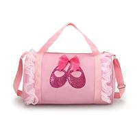 SEHXIM Joli Sac à Dos de Danse Tutu pour Filles - Imperméable - Petit Sac de Sport pour Enfants, Rose, 10.2 inches * 12.5 inches * 5.1 inches, Sacs à Dos