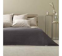 Sei Design Couvre-lit de Luxe Design Trend Living - Couvre-lit réversible 220x240 cm - Couleur en Vogue, matelassée de Forme Moderne et avec Une Application brodée de Haute qualité.