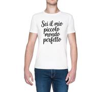 Sei Il Mio Piccolo Mondo Perfetto Blanc Homme T-Shirt White Men's Tee