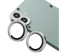 SEIAIYG Caméra Arrière Protecteur pour Nothing CMF Phone 1, 9H Dureté Verre Trempé Protection Objectif Caméra, Couverture Anneau Individuel en Métal