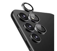 SEIAIYG Caméra Arrière Protecteur pour Samsung Galaxy S24 FE, 9H Dureté Verre Trempé Protection Objectif Caméra, Couverture Anneau Individuel en Métal