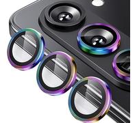 SEIAIYG Caméra Arrière Protecteur pour Samsung Galaxy Z Fold 5, 9H Dureté Verre Trempé Protection Objectif Caméra, Couverture Anneau Individuel en Métal
