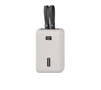 SEIAIYG Coque Compatible avec Anker Zolo Batterie Externe 20000mAh 30W, Toucher Soyeux, Antichoc, Étui de Protection en Silicone pour Power Bank - Gris