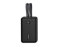 SEIAIYG Coque Compatible avec Anker Zolo Batterie Externe 20000mAh 30W, Toucher Soyeux, Antichoc, Étui de Protection en Silicone pour Power Bank - Noir