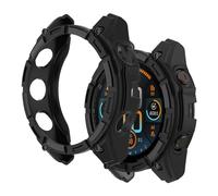 SEIAIYG Coque Compatible avec Garmin Enduro 3, Housse de Protection en TPU pour Cadre de Montre, Anti-Rayure - Noir