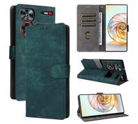 SEIAIYG Coque ZTE Nubia Z60 Ultra, Etui Housse Cuir PU avec RFID Blocag, Magnétique, Fentes pour Cartes, Antichoc Portefeuille pour ZTE Nubia Z60 Ultra (Vert)