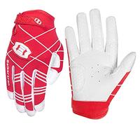 Seibertron B-A-R Pro 2.0 Signature Gants de Baseball/Softball Batting Gloves Super Grip Finger Fit for Youth/Junior Red XL