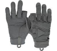 Seibertron Breveté S.O.L.A.G-Hi 2.0 Gant 4 Doigts Écran Tactile Tactique de Sport Gants imperméable Impact Gants de Airsoft Chasse Randonnée Équitation Cyclisme Moto Escalade Grey M