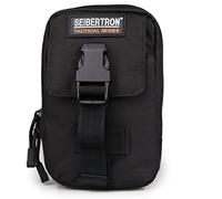 Seibertron Compact Molle EDC Pouch Utility Gadget Pouch Portefeuille Detachable Cordon Porte-6.3" Mobile Phone Purse Ceinture Sac de Taille (Black)