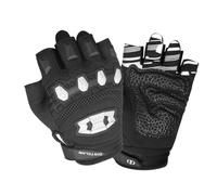 Seibertron Dirtclaw Gants Doigts Courts pour Moto Cross, VTT, BMX, Route, Vélo de Montagne, Anti-dérapant avec Rembourrage en Gel Enfants Adolescents Noir XL