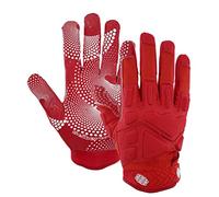 Seibertron G.A.R.G 2.0 Gel Filled Patented Anti-Impact Ultra-Stick Américain De Receveur/Receiver Gloves/Gants De Football Adult Red L