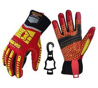 Seibertron HIGH-VIS HRC5 Rigger Excellent Grip Cut5 Handyman/Boxer Work Gloves Abrasion Resistant Oil & Gas Drilling Safety Impact Protection Gloves CE EN388 3541 XXL avec un clip de gants noir
