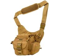 Seibertron Multifonctionnel Tactique Messenger Assault Gear Sling Pack Range Bag Heavy Duty Shoulder Strap Hiking EDC Messenger Molle Bag Travel Sac Compact Militaire Utilitaire Appareil Photo