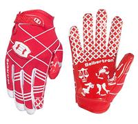 Seibertron Pro 3.0 12 Constellation Elite Ultra-Stick Sports Américain De Receveur/Receiver Gloves/Gants De Football Adult Size (Red, M)