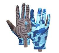 Seibertron S.P.S.G-4 UPF100+ Gant Protection Solaire Respirant d'équitation Gants pour écran Tactile avec renforcé Pouce pour Hommes, Femmes, Garçons, Filles Equestrian Adult Blue S
