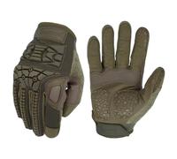Seibertron T.F.F.I.G Gants Doigts complets Hommes Tactique Militaire Flexible TPR Protection Contre Les Chocs Vert Foncé XXS