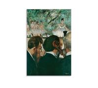 SEIBES Impression sur papier giclée de musiciens d'orchestre par Edgar Degas - Reproduction d'œuvres d'art claires et lumineuses - Décoration murale d'intérieur moderne sans cadre - 50 x 75 cm