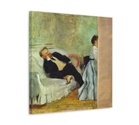 SEIBES M. And Mme Edouard Manet By Edgar Degas Reproduction sur papier giclée Transparent vif Reproduction d'œuvres d'art sur toile Décoration murale d'intérieur moderne 50 x 50 cm