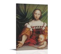 SEIBES Poster décoratif moderne Venus And Amor de Hans Holbein The Younger - 20 x 30 cm