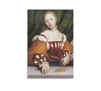 SEIBES Poster Lais of Corinth par Hans Holbein The Younger - Impression sur toile - Décoration d'intérieur - 40 x 60 cm