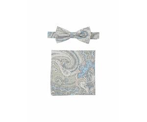 SEIDENFALTER Set nœud papillon et pochette PRINCE BOWTIE vert
