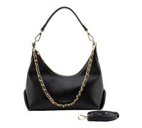 SEIDENFELT MANUFAKTUR Huuvari Hobo Bag Black