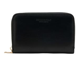 SEIDENFELT MANUFAKTUR Porte-Monnaie Ebba Wallet Matt Black Noir
