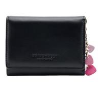 SEIDENFELT MANUFAKTUR Porte-Monnaie Small Items Ilmi with Hearts Black Noir